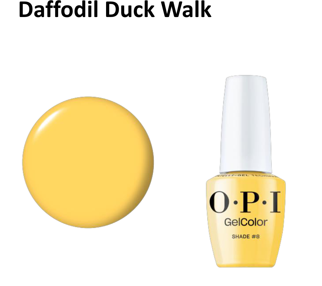 OPI GelColor Inteli-Gel Daffodil Duck Walk 0.5 oz #GCS056