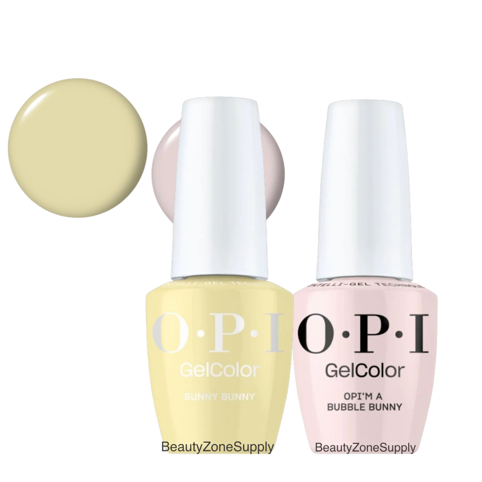 OPI GelColor Inteli-Gel Duo OPI'm a Bubble Bunny & Sunny Bunny Set 09 - BeautyzoneNailSupply