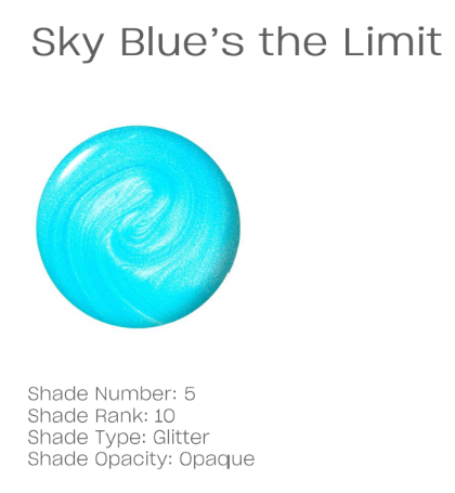 OPI GelColor Inteli-Gel Sky Blue's the Limit 0.5 oz #GCS077