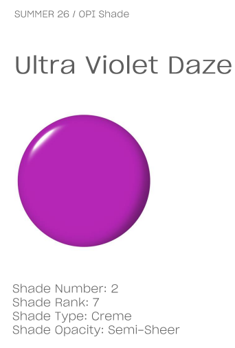 OPI GelColor Inteli-Gel Ultra Violet Daze  0.5 oz #GCS074