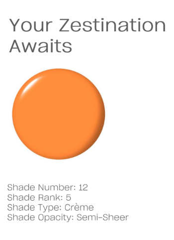 OPI GelColor Inteli-Gel Your Zestination Awaits 0.5 oz #GCS084