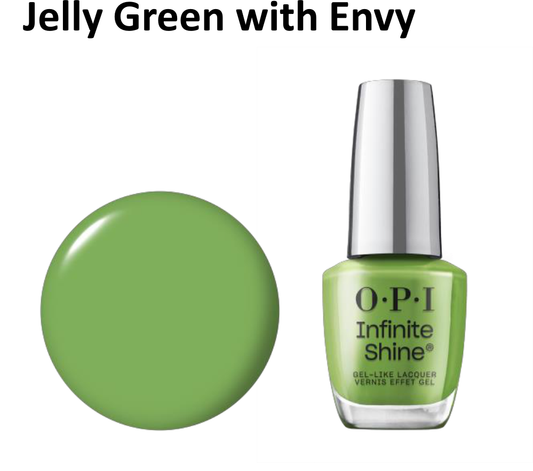 OPI Infinite Shine Jelly Green with Envy 0.5 oz ISL173