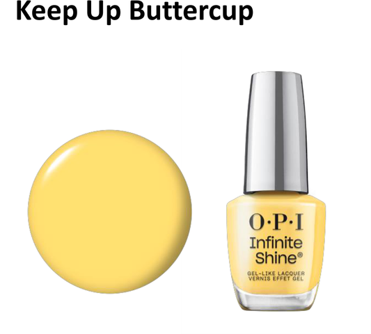 OPI Infinite Shine Keep Up Buttercup 0.5 oz ISL171
