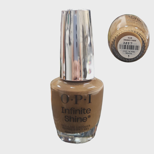 OPI Infinite Shine Livin La Vida Mocha 0.5 fl oz ISL96
