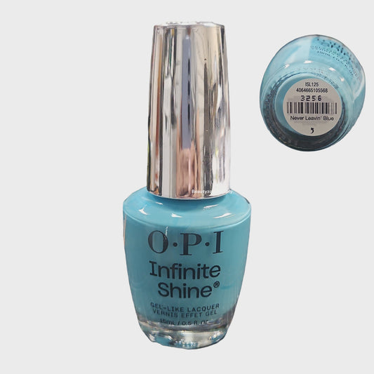 OPI Infinite Shine Never leavin' blue 0.5 fl oz ISL125