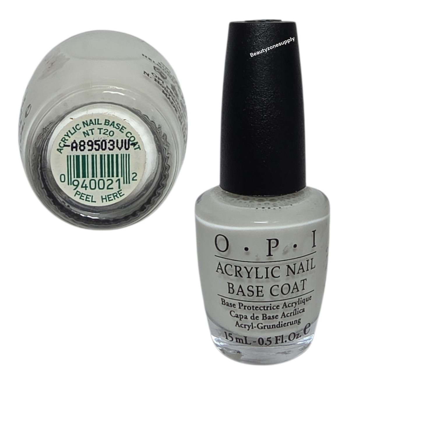 OPI Nail Lacquer Acrylic Nail Base Coat 0.5 oz NTT20