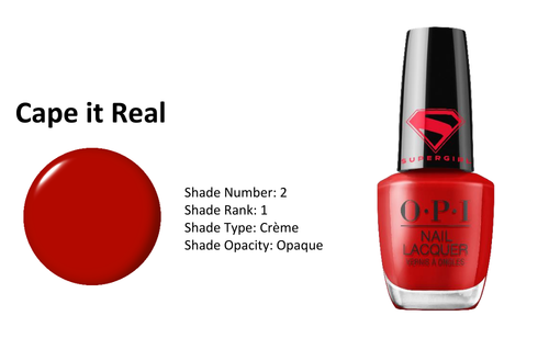 OPI Nail Lacquer Cape it Real 0.5 oz #NLFB002