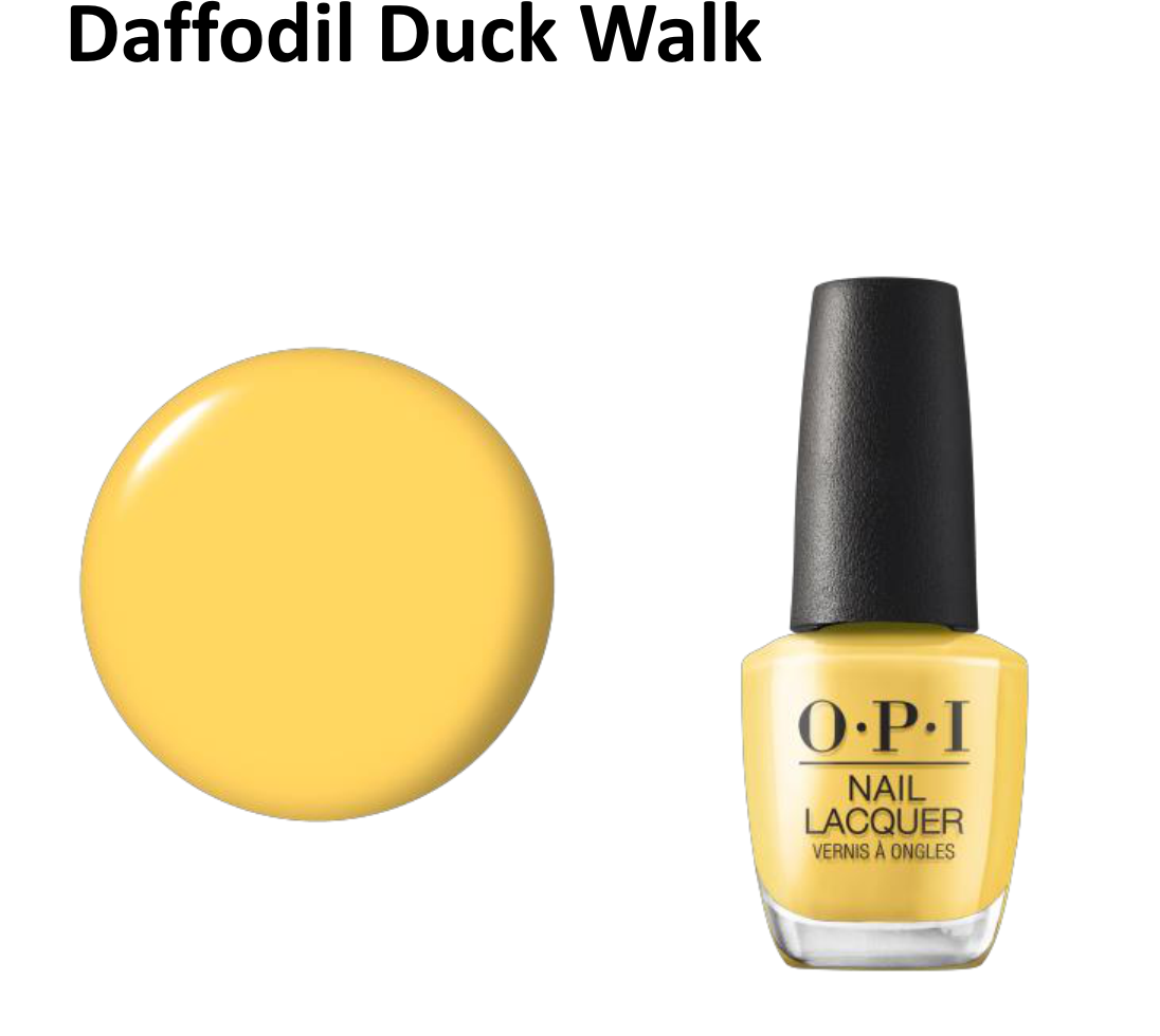 OPI Nail Lacquer Daffodil Duck Walk 0.5 oz #NLS056