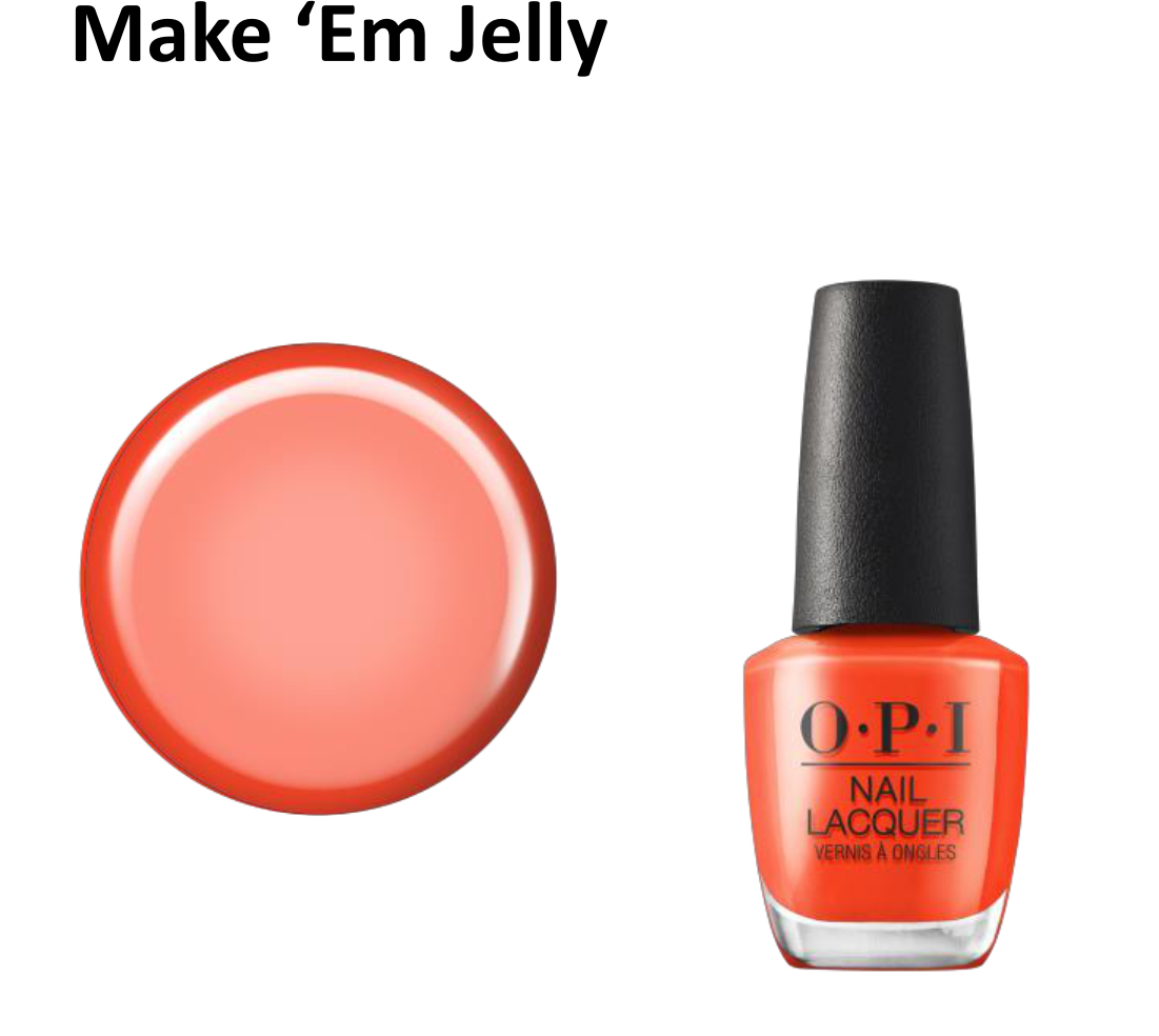 OPI Nail Lacquer Make ‘Em Jelly 0.5 oz #NLS053