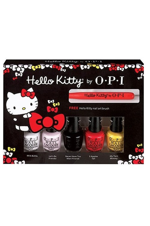 OPI Nail Lacquer Mini Hello Kitty Friend Pack- 5 colors