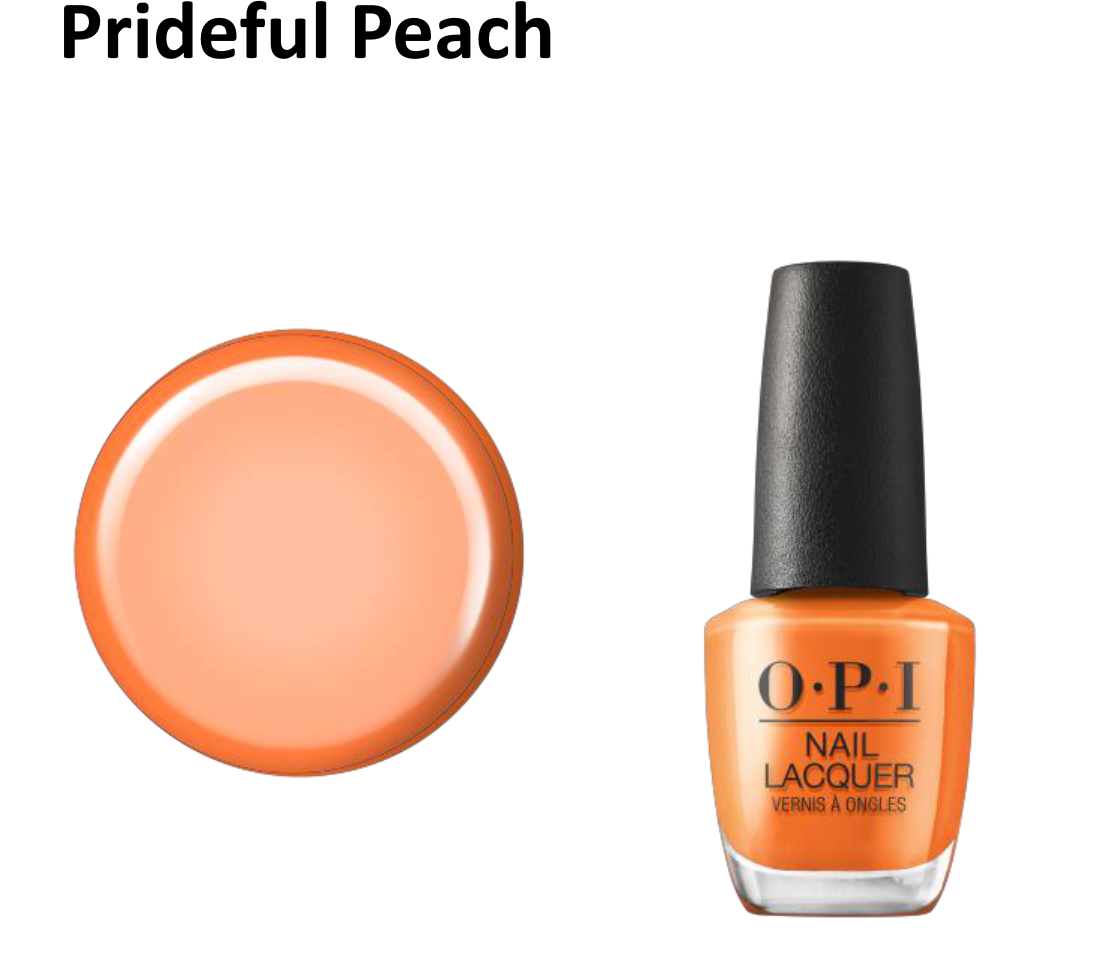 OPI Nail Lacquer Prideful Peach 0.5 oz #NLS055