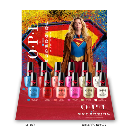 OPI Nail Lacquer Super Girl Natalie 12Pc Display #GC389