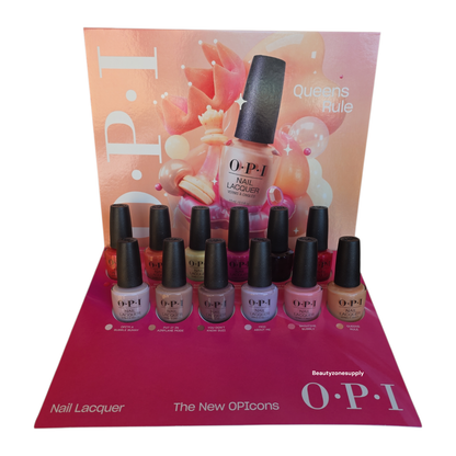 OPI Nail Lacquer The New OPIcons Spring 2026 12 pc 0.5 oz with Display  #DCS034 - BeautyzoneNailSupply