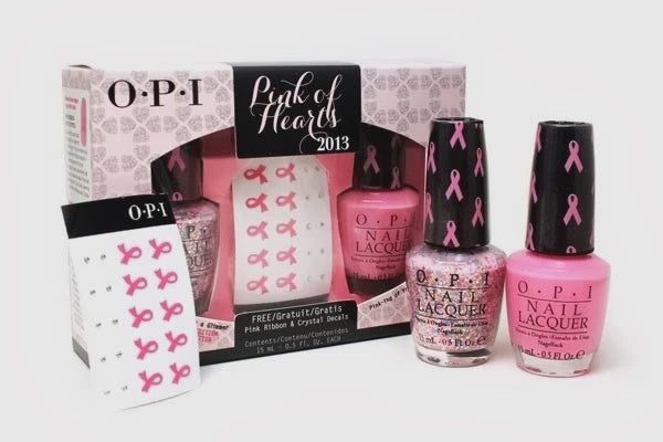 OPI nail lacquer Pink of Hearts set