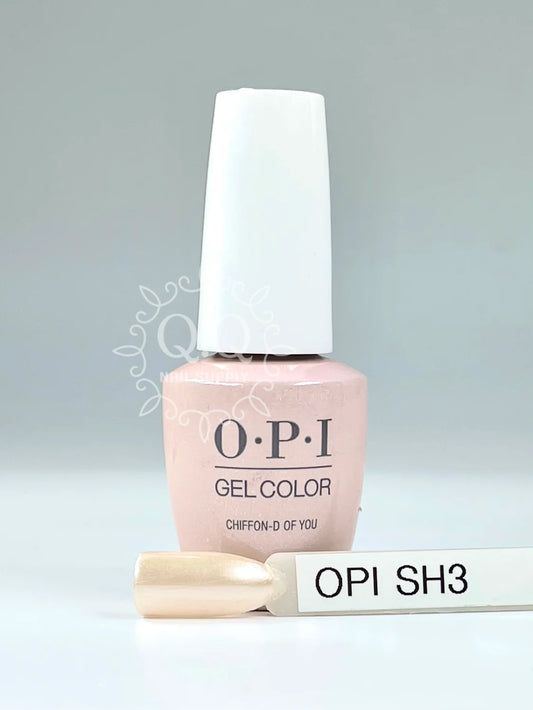 OPI Gelcolor Gel Polish Chiffon'd of You 0.5 oz #GCSH3