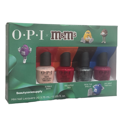 OPI Nail Lacquer 4 pc Mini Pack Holiday 2026 M&M #HRT37