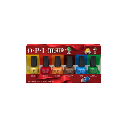OPI Nail Lacquer 6 pc Mini Pack Holiday 2026 M&M #HRT38