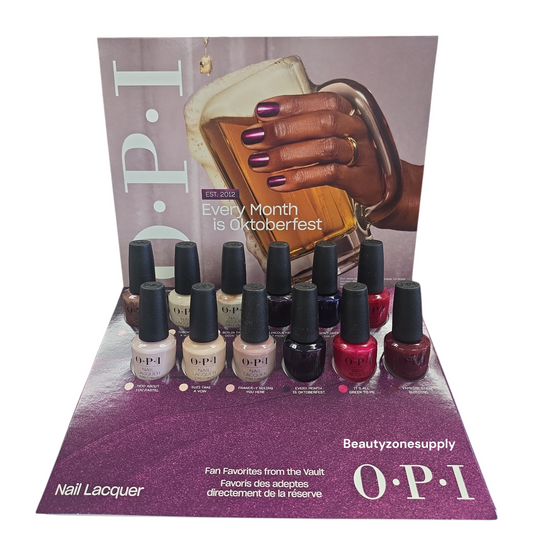 OPI Nail Lacquer Fall 2026 12pc Display Vault Must-Haves #DCF012