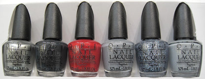 OPI Nail Lacquer Mini 50 Shades of Grey set 6 bottle