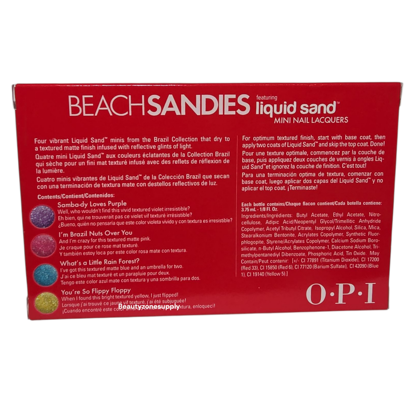 OPI Nail Lacquer Mini Beach Sandies Collection