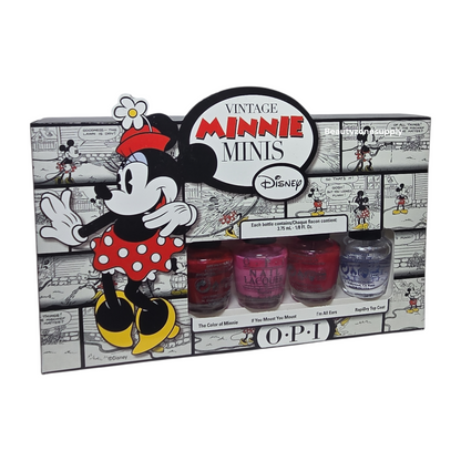 OPI Nail Lacquer Mini Vintage Minnie Minis 3-Pack #DDM08