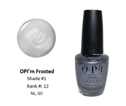 OPI Nail Lacquer OPI’m Frosted 0.5 oz #HRS01