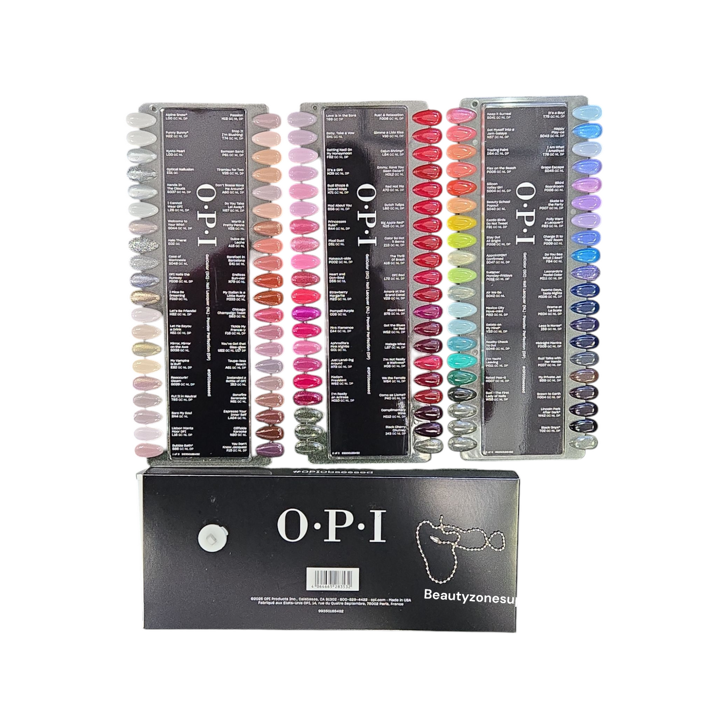 OPI GelColor Intelli-Gel System Color Chart Swatches 112