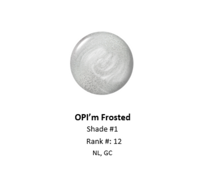 OPI Nail Lacquer OPI’m Frosted 0.5 oz #HRS01