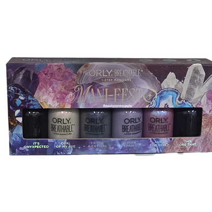 ORLY Breathable Nail Lacquer Mani Festo Set 6 bottles #2506025