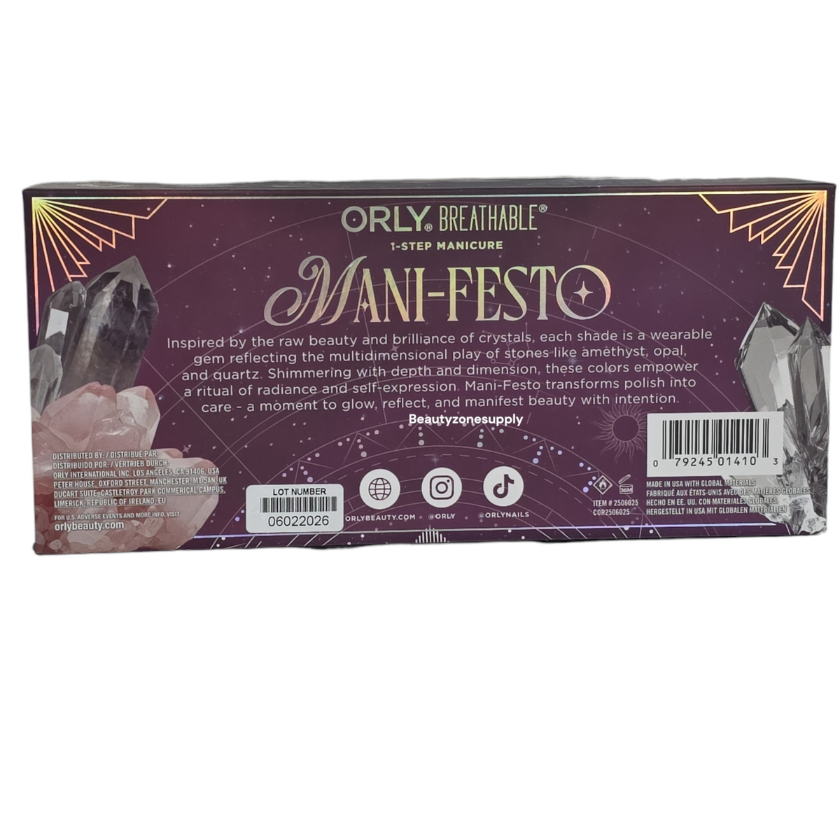 ORLY Breathable Nail Lacquer Mani Festo Set 6 bottles #2506025