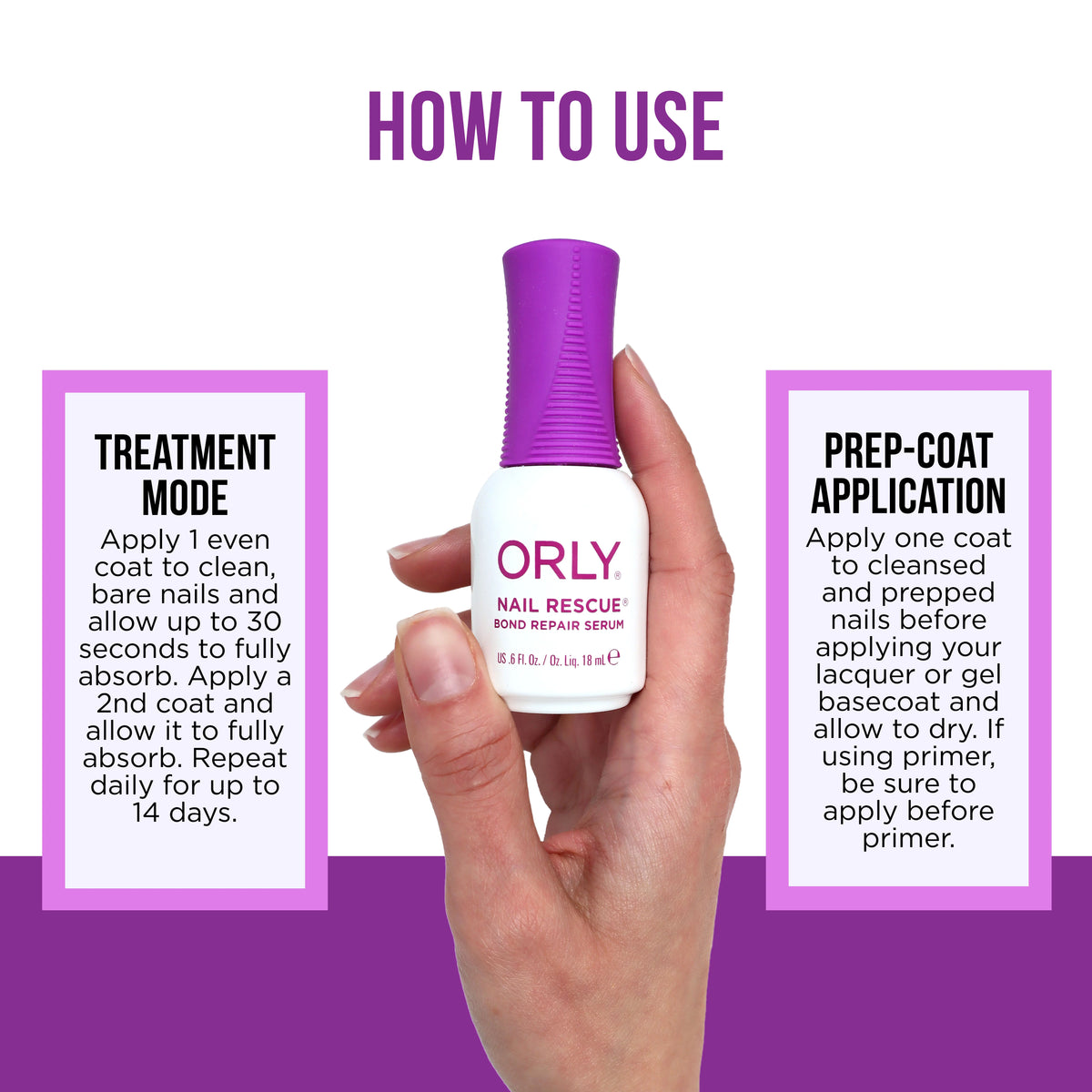 ORLY Nail Rescue Bond Repair Serum 0.6 fl oz #2400021