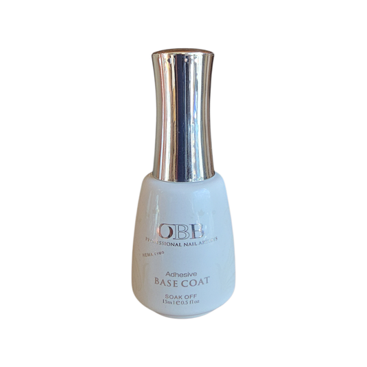 OBB Soak off Gel Adhesive Base Coat Hema Free 15 mL 0.5 oz