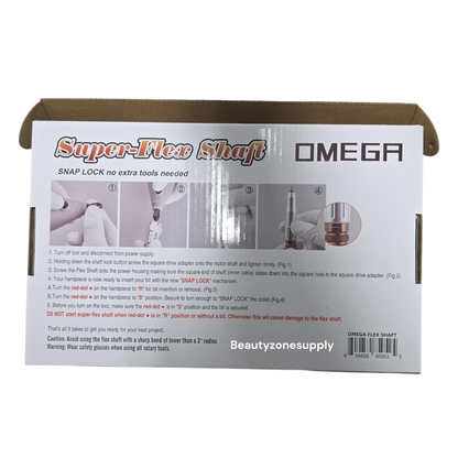 Omega Super Flex Shaft Snap Lock 3/32 Regular