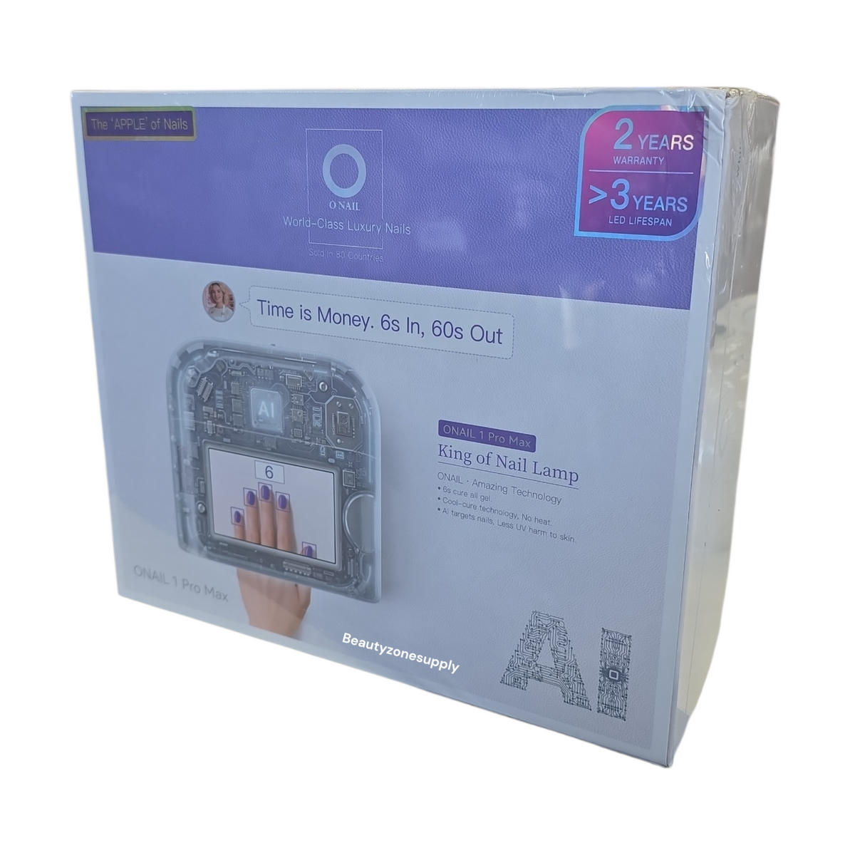 Onail 1 Pro Max Nail Lamp AI New Digital With Battery 6 Seconds