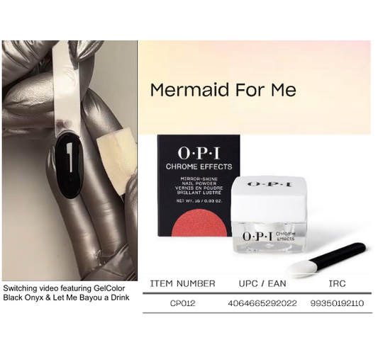 Opi Chrome Powder Special Effects Mermaid for Me 0.03 oz CP012