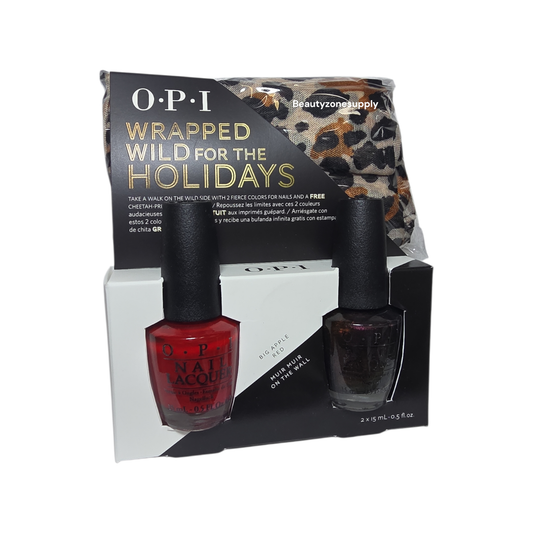 Opi Nail Lacquer Wrapped Wild For The Holidays set HRF37