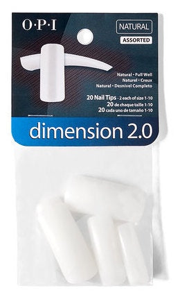 Opi Nail Tip Natural Assorted 20 tip #TP225