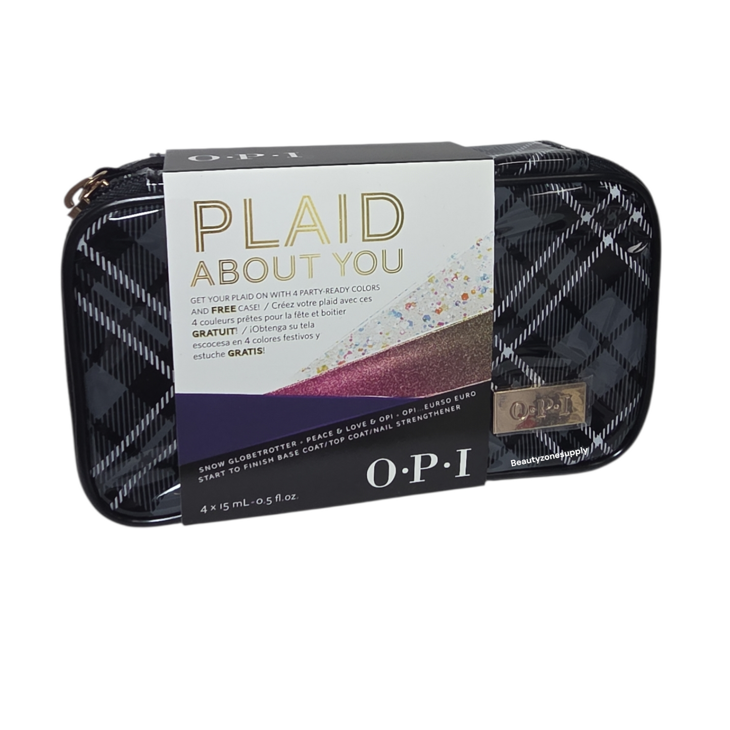 Opi Nail Lacquer Plaid about you set 4 bottles