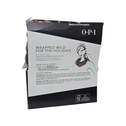 Opi Nail Lacquer Wrapped Wild For The Holidays set HRF37