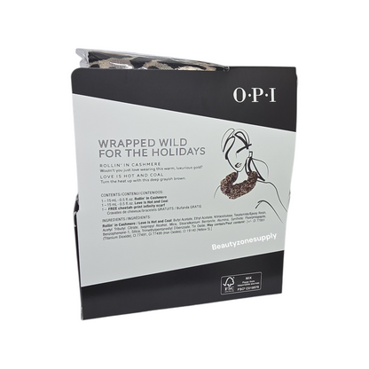 Opi Nail Lacquer Wrapped Wild For The Holidays set