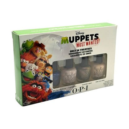Opi nail lacquer mini Disney Muppets Most Wanted 4 bottles