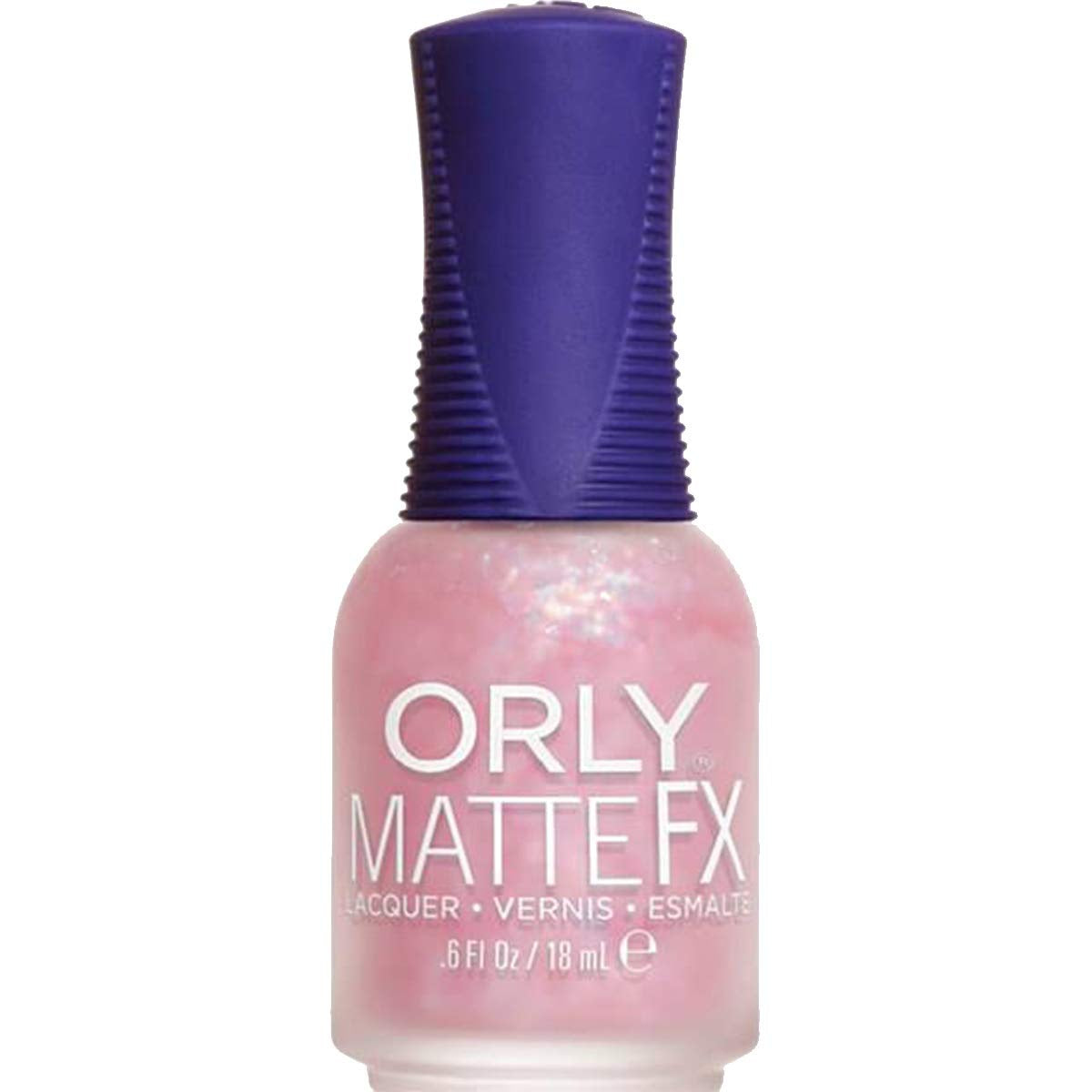 Orly Matte FX Collection Pink Flakie Topcoat .6 oz #20813