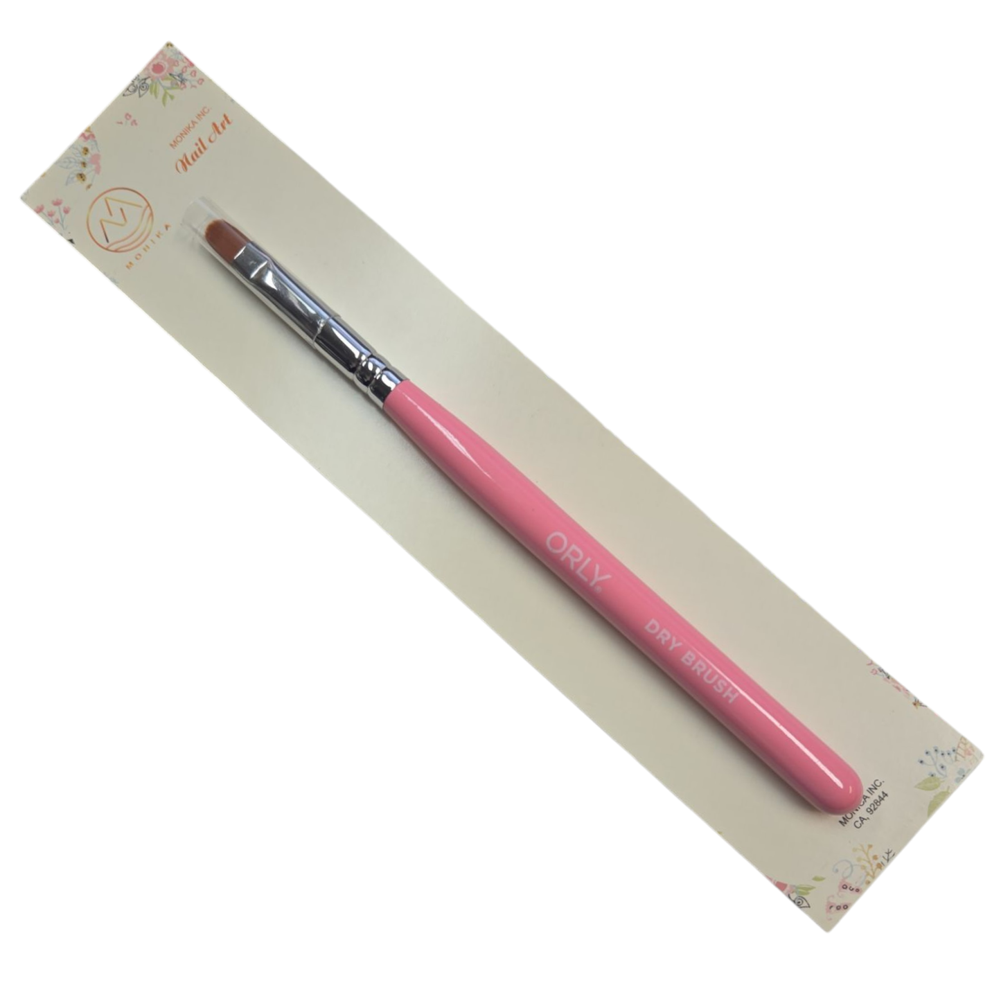 Orly Nail Art Brush Dry Brush Pink Handle #2360004