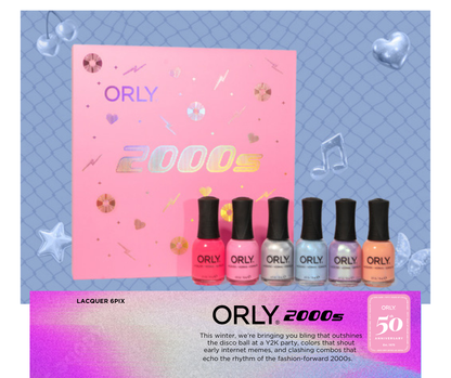 Orly Nail Lacquer Orly 2000's Limited Edition Winter 2025 6 pix Kit #2500092