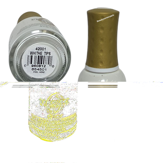 Orly Nail Lacquer Whithe Tips .6oz 42001