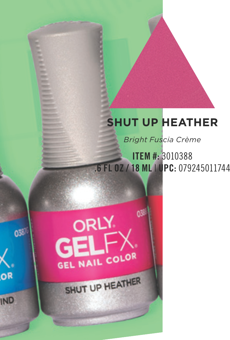 Orly Pro Gel FX Shut Up Heather 0.6 oz #3010388