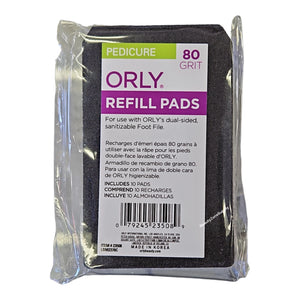 Orly Foot File Refill Pads - 80 grit (10pk) #23508
