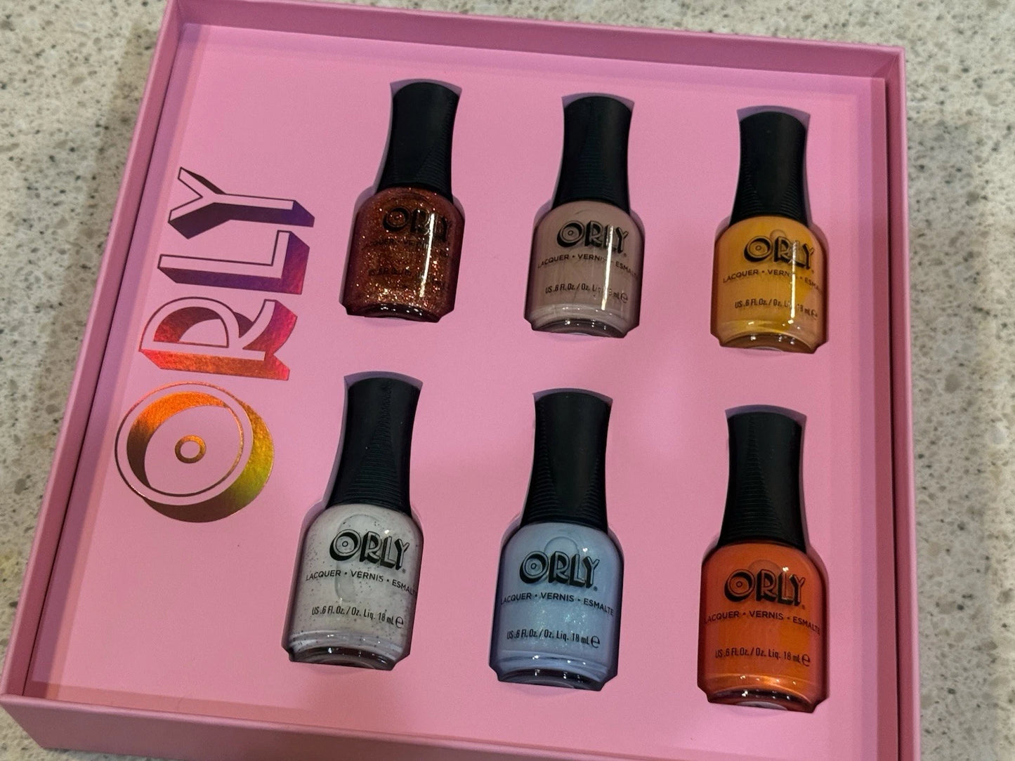Orly Nail Lacquer 6pix set Color 1970s  #2500080