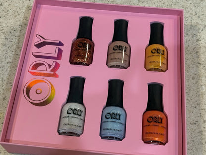 Orly Nail Lacquer 6pix set Color 1970s  #2500080