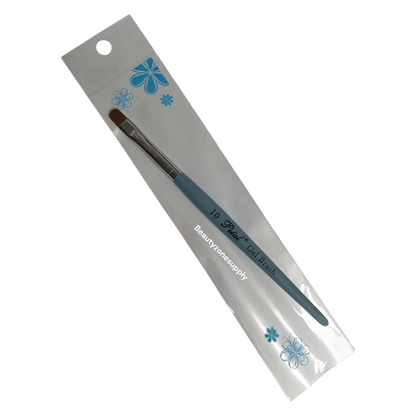 Petal gel brush blue handle size 10